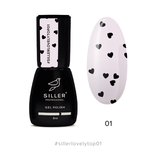 Siller Lovely Top Coat 01 (8ml) (Parlak, Yapışkansız)