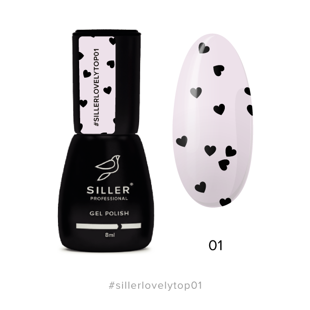 Siller Lovely Top Coat 01 (8ml) (Parlak, Yapışkansız)