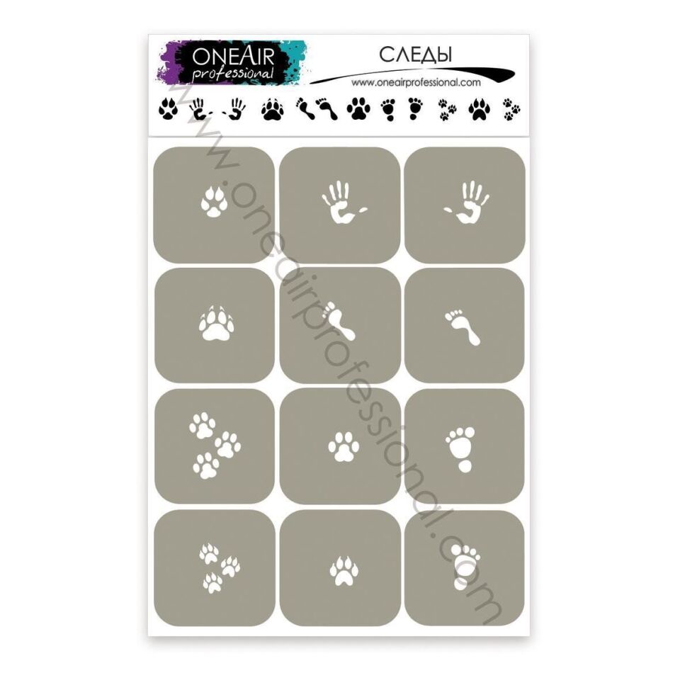OneAir AirBrush Şablonu İzler