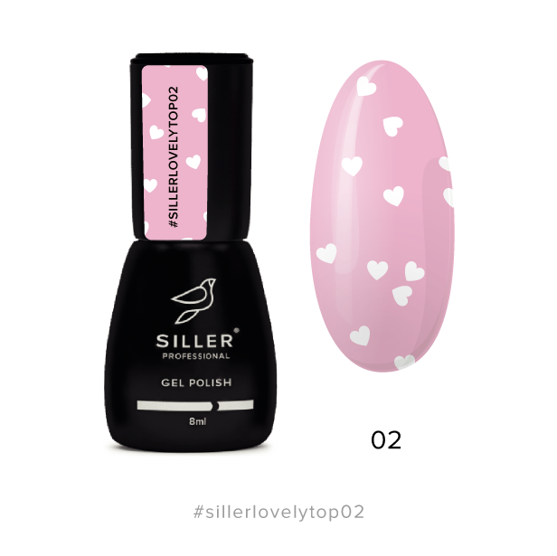 Siller Lovely Top Coat 02 (8ml) (Parlak, Yapışkansız)