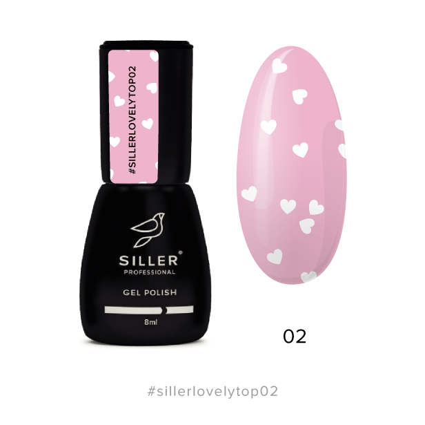 Siller Lovely Top Coat 02 (8ml) (Parlak, Yapışkansız)