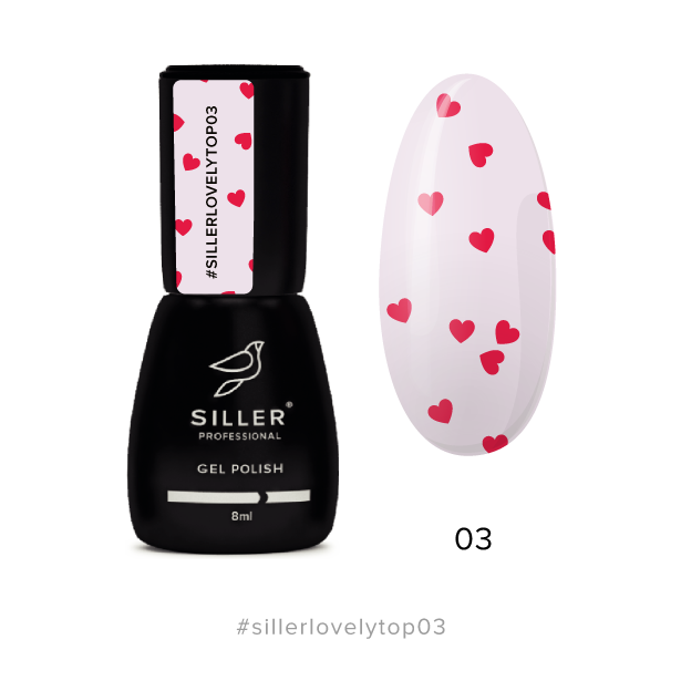 Siller Lovely Top Coat 03 (8ml) (Parlak, Yapışkansız)