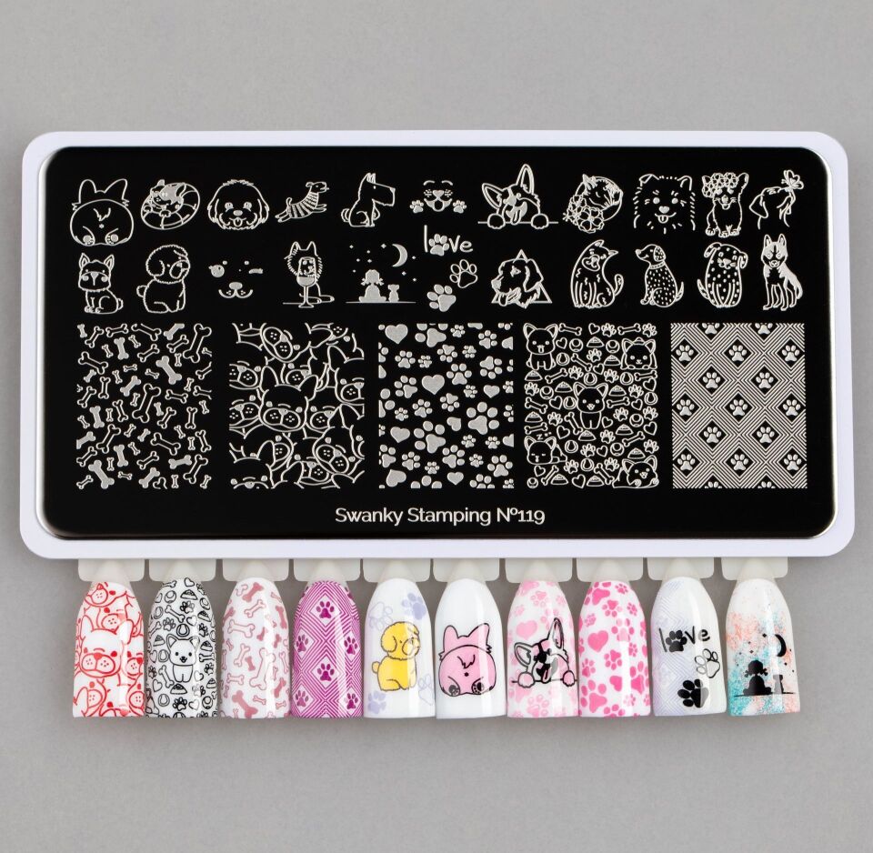 Swanky Stamping Plaka 119 (Köpekler)
