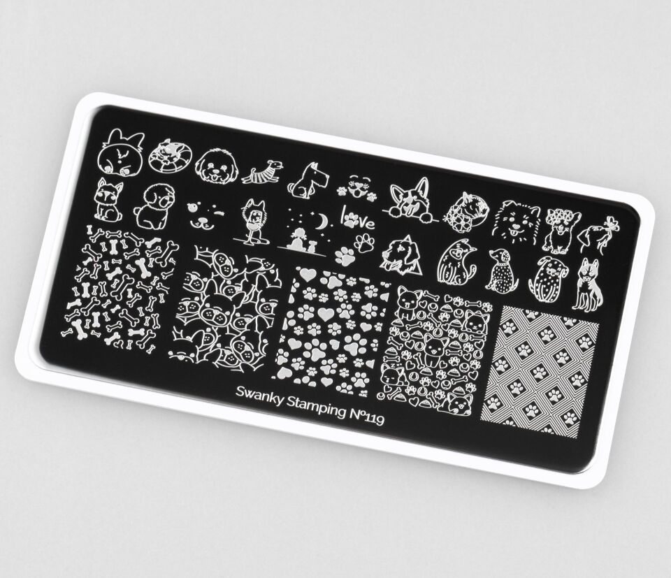 Swanky Stamping Plaka 119 (Köpekler)
