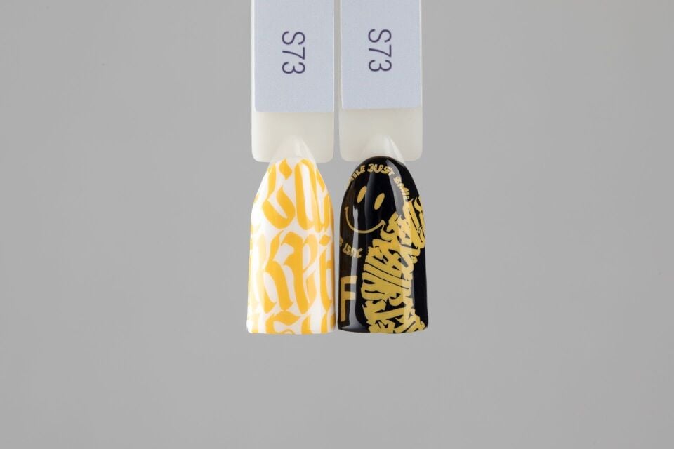 Swanky Stamping Oje Tozlu Sarı S73 (6ml)
