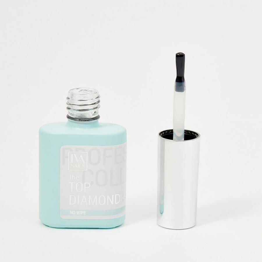 Top Coat Diamond Shine (15ml) (Şeffaf, Yapışkansız)