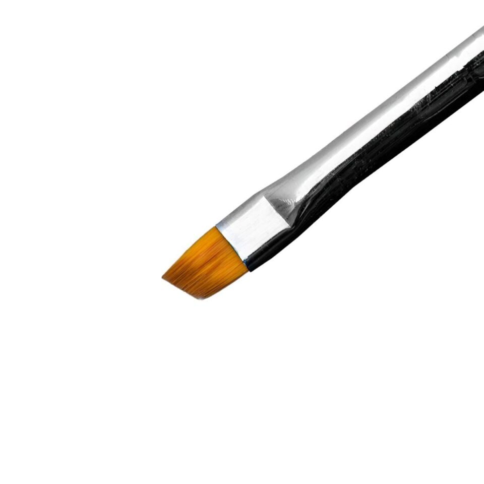 Global Fashion Eğik Jel Fırçası №6 Kapaklı Çeşitli Renk