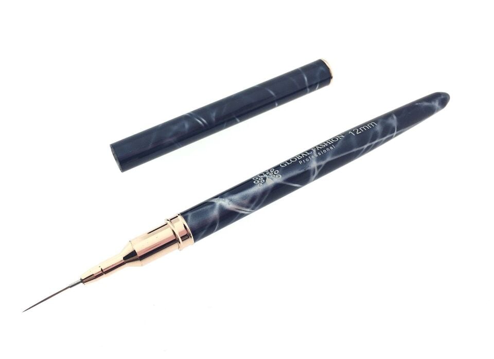 Global Fashion Nail Art Fırçası Kapaklı 12mm