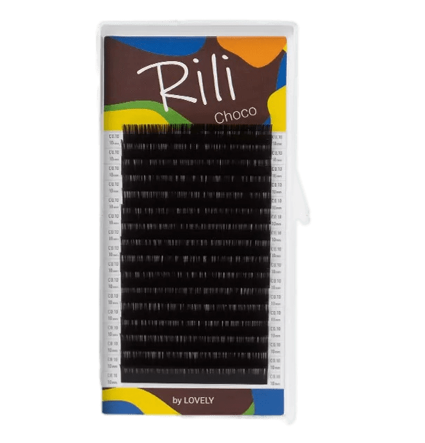 Rili Choco Kirpik Koyu Kahve Uzunluk 10mm/ Kalınlık 0.10mm/ Kıvrım L