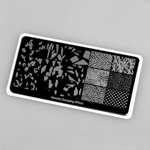 Swanky Stamping Plaka 020  (Hayvan Deseni)