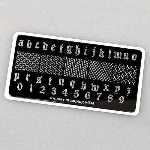 Swanky Stamping Plaka 044