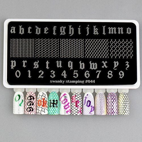 Swanky Stamping Plaka 044