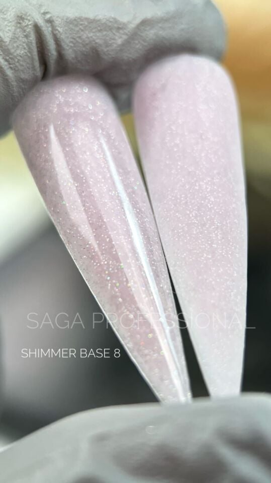 Saga Cover Base Shimmer 8 (15ml)