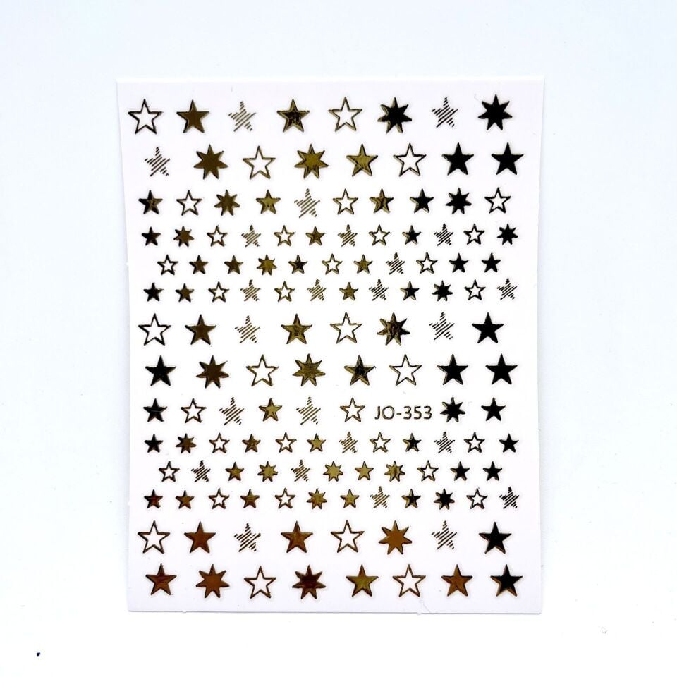 Zoo 1385 Sticker Altın Yıldızlar