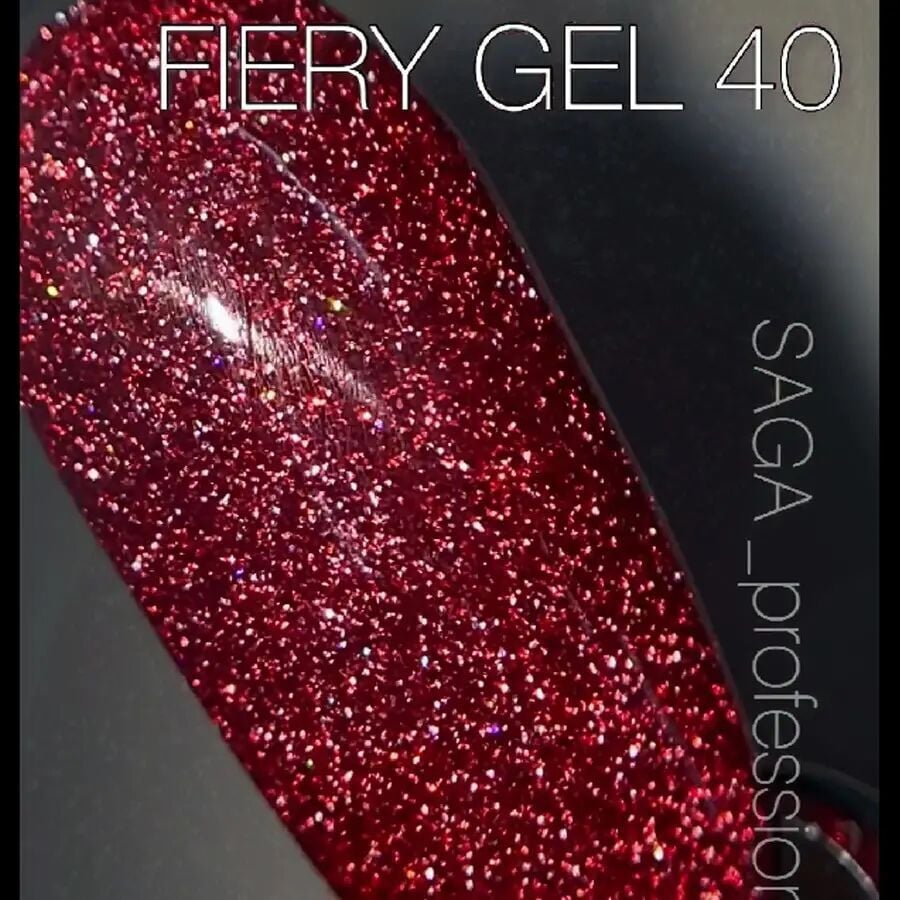 Saga Fiery Gel Kalıcı Oje Flash 40 (10ml)
