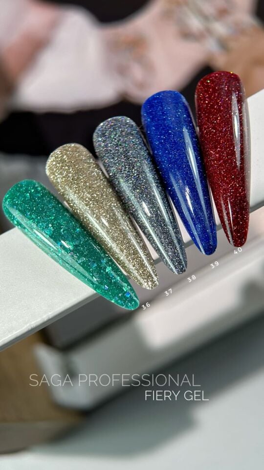 Saga Fiery Gel Kalıcı Oje Flash 40 (10ml)