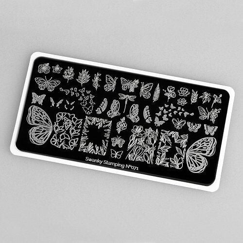 Swanky Stamping Plaka 071 (Kelebekler)