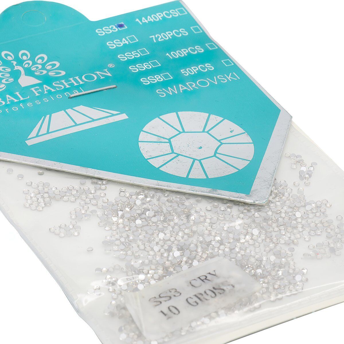 Global Fashion Taş Straz Şeffaf ss3 Swarovski (1440 adet)