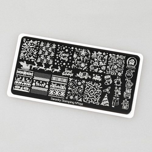 Swanky Stamping Plaka 091 (Yıl Başı)