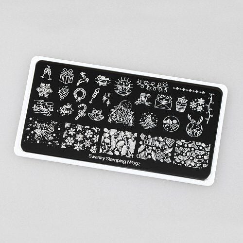 Swanky Stamping Plaka 092 (Yılbaşı)