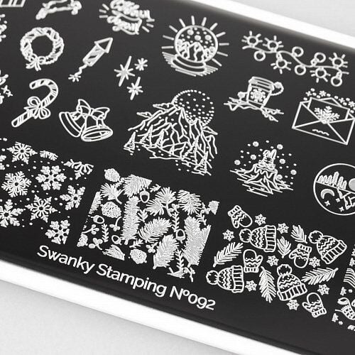Swanky Stamping Plaka 092 (Yılbaşı)