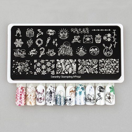 Swanky Stamping Plaka 092 (Yılbaşı)