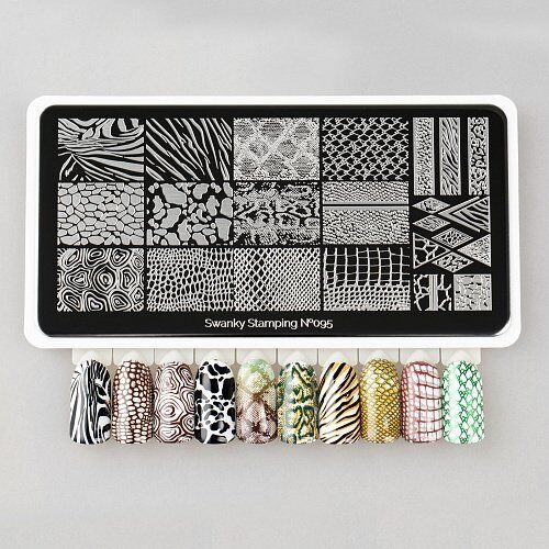 Swanky Stamping Plaka 095 (Hayvan Deseni)