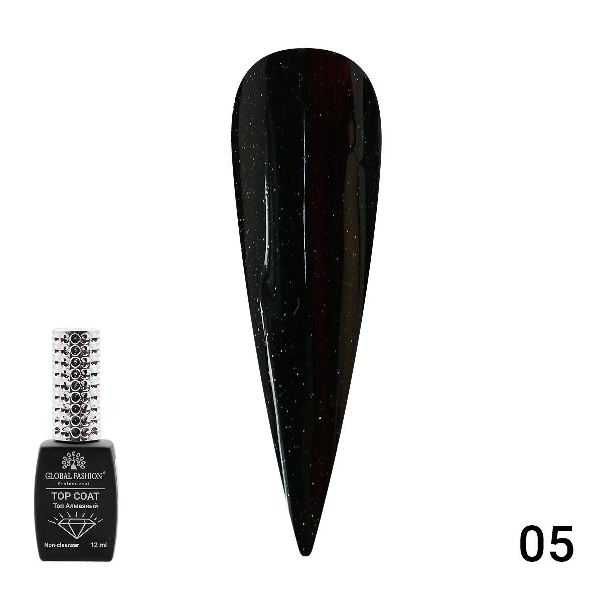Global Fashion Galaxy Top Coat 05 (12ml) (Yapışkansız)