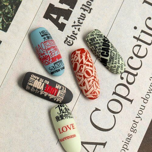 Swanky Stamping Plaka 109 (Yazılar)