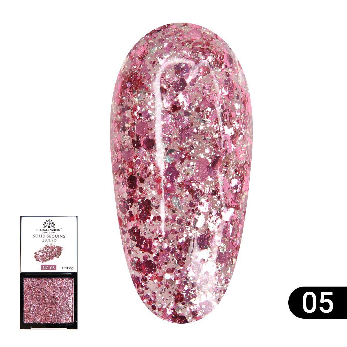 Global Fashion Palet Simli Jel Boya No.05 (5gr)