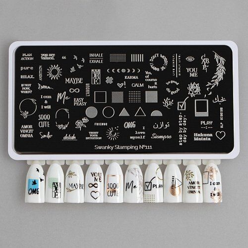 Swanky Stamping Plaka 111