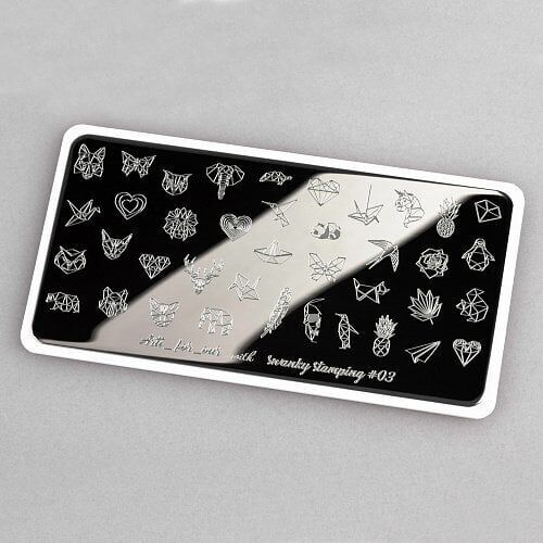Swanky Stamping Plaka Arti for you Serisi 03