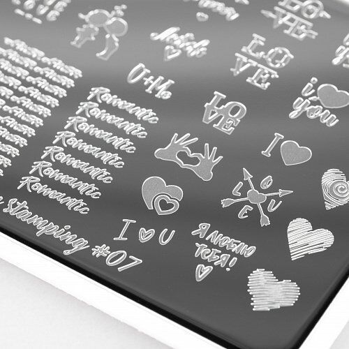 Swanky Stamping Plaka Arti for you Serisi 07
