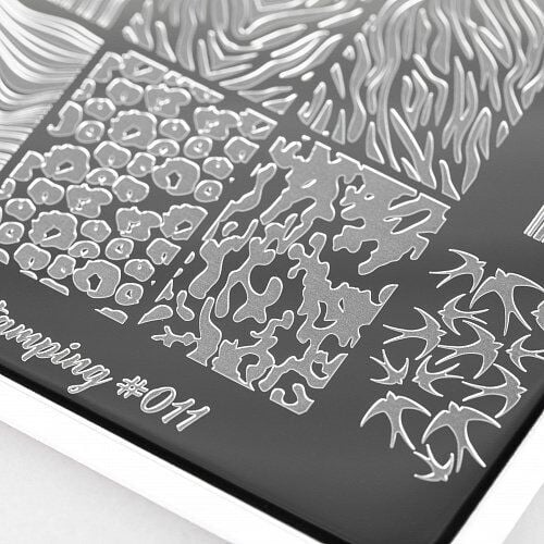 Swanky Stamping Plaka Arti for you Serisi 011  (Hayvan Deseni)