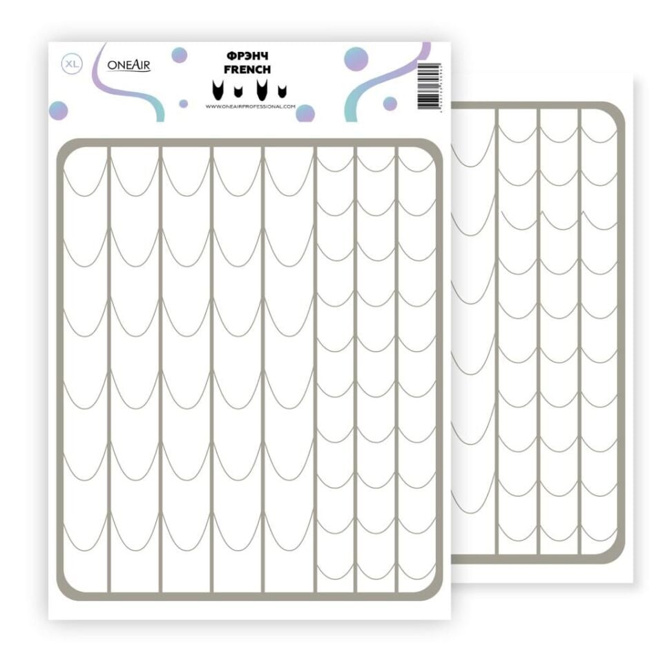 OneAir AirBrush Şablonu French XL