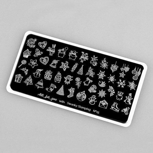 Swanky Stamping Plaka Arti for you Serisi 015 (Yıl Başı)
