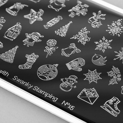 Swanky Stamping Plaka Arti for you Serisi 015 (Yıl Başı)