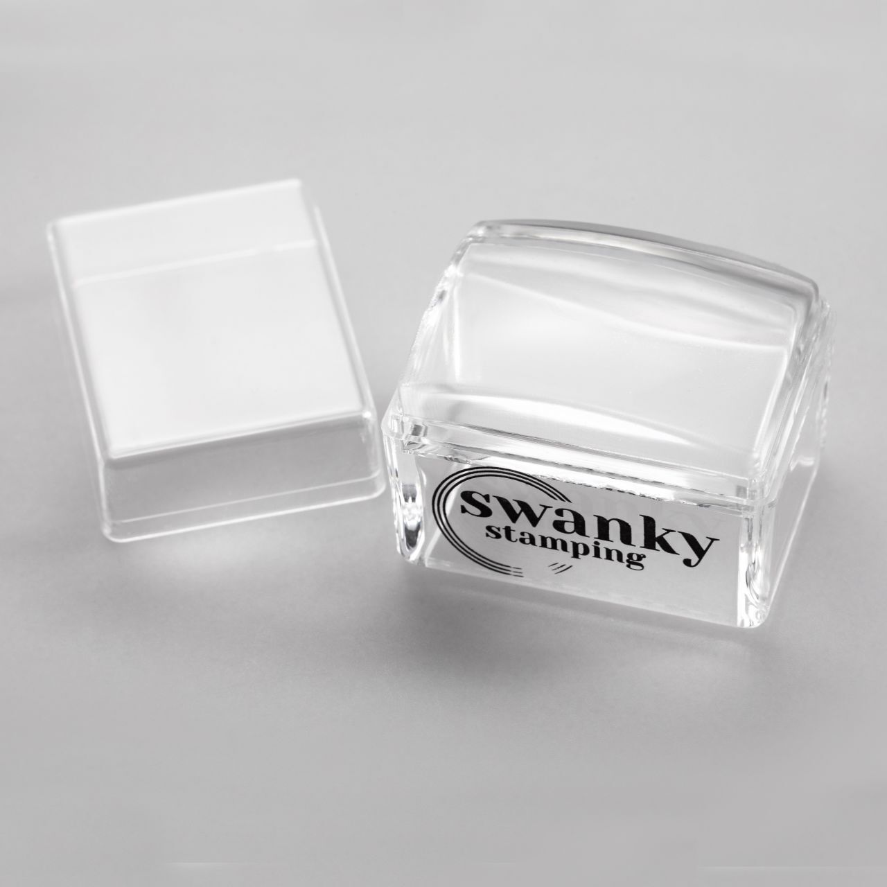 Swanky Stamping Silikon Şeffaf Dikdörtgen Stamper (2,5*3,5 cm)