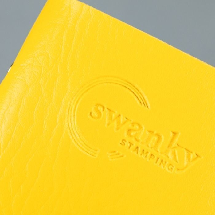 Swanky Stamping Plaka Defteri Sarı