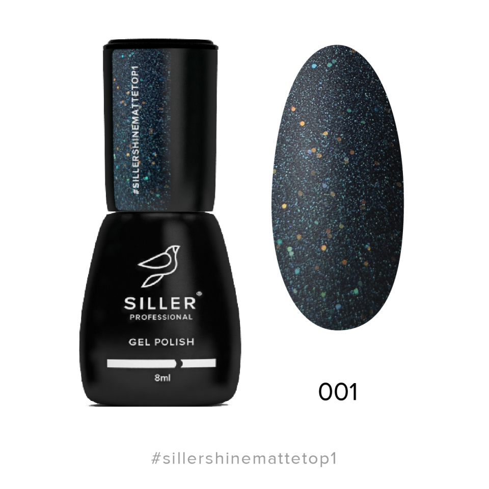Siller Shine Matte Top Coat 1 (8ml)