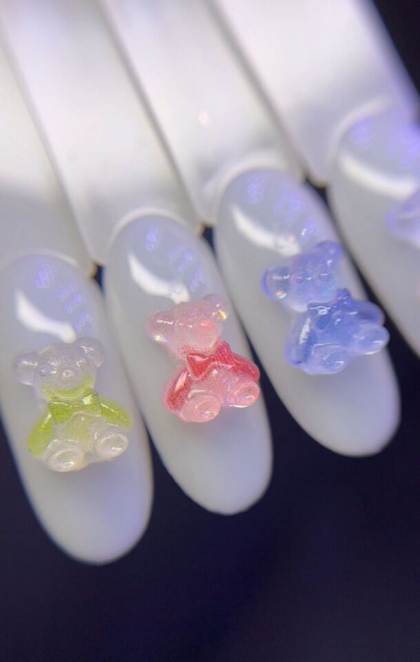 Zoo 1815 3D Charm Ayıcık Flöresan 10 Adet