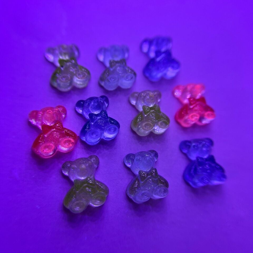 Zoo 1815 3D Charm Ayıcık Flöresan 10 Adet