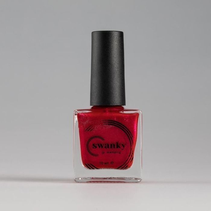 Swanky Stamping Oje Metalik Kırmızı 04 (10 ml)