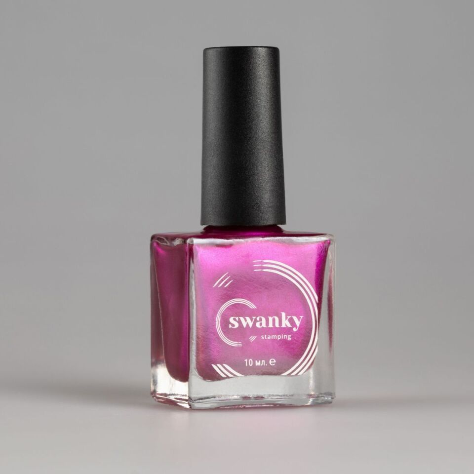 Swanky Stamping Oje Metalik Kırmızı Mor 10 (10 ml)