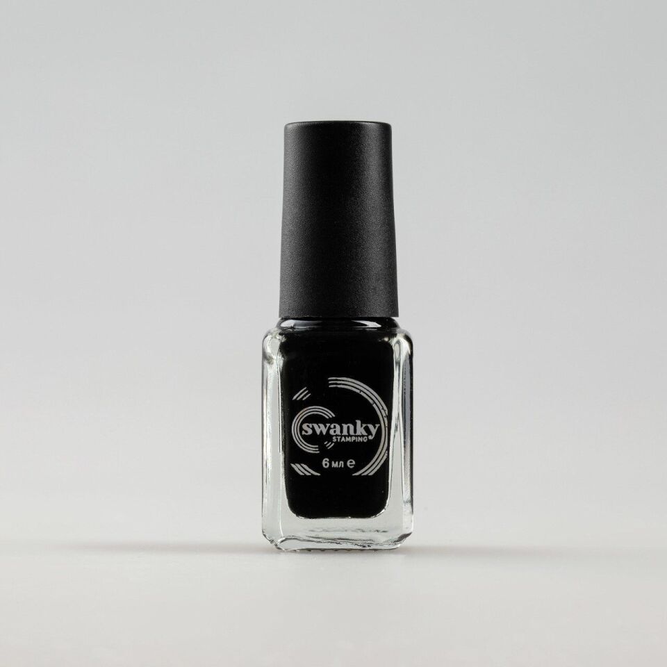 Swanky Stamping Oje Siyah S01 (6ml)