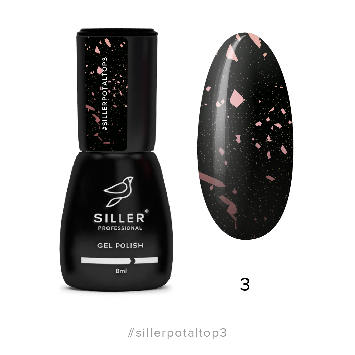 Siller Potal Top Coat 3 (8ml)