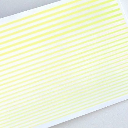 Şerit Sticker Neon Sarı