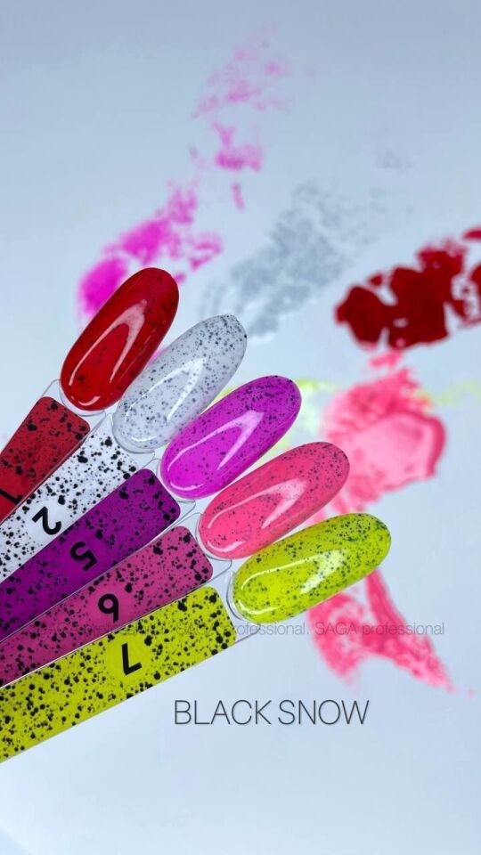 Saga Black Snow Kalıcı Oje 2 (9ml)