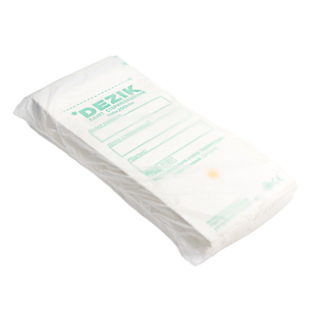 Sterilizasyon Poşeti 100x200mm 100'lü Şeffaf