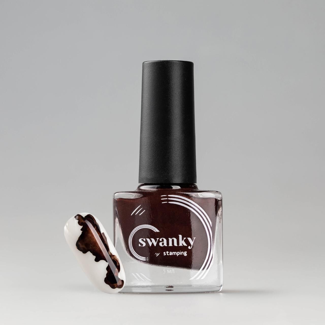 Swanky Stampıng Sulu Boya Metalik Kahve PM02 (5ml)